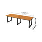 Industrial Style Dining Site Table Solid Wood Dining Room Home Furniture Clearhalo ' dining_table' 'Dining Tables & Seating' 'Dining Tables' 'furn' 'furn_dining_table' 'Furniture' 'furniture_dining_table' 'Kitchen & Dining Furniture' 'kitchen&dining_furn' 'kitchen' 'kitchen_dining_table' 4247819