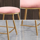 Coffee Shop Glam Bar Stool Iron Legs Footrest Stack-able Counter Stool Clearhalo 'Bar Furniture' 'Bar Stools' 'bar_stools' 'furn' 'furn_bar_stools' 'furniture_bar_stools' 'Kitchen & Dining Furniture' 'kitchen&dining_furn' 'kitchen' 'kitchen_furn' Furniture' 4250559