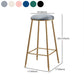 Coffee Shop Glam Bar Stool Iron Legs Footrest Stack-able Counter Stool Clearhalo 'Bar Furniture' 'Bar Stools' 'bar_stools' 'furn' 'furn_bar_stools' 'furniture_bar_stools' 'Kitchen & Dining Furniture' 'kitchen&dining_furn' 'kitchen' 'kitchen_furn' Furniture' 4250611