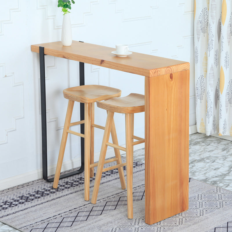Modern Pine Backless Bar Stool Contoured Seat Indoor Counter Stool with Wood Legs Clearhalo 'Bar Furniture' 'Bar Stools' 'bar_stools' 'furn' 'furn_bar_stools' 'furniture_bar_stools' 'Kitchen & Dining Furniture' 'kitchen&dining_furn' 'kitchen' 'kitchen_furn' Furniture' 4250617