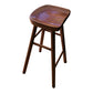 Modern Pine Backless Bar Stool Contoured Seat Indoor Counter Stool with Wood Legs Walnut 1 Piece Clearhalo 'Bar Furniture' 'Bar Stools' 'bar_stools' 'furn' 'furn_bar_stools' 'furniture_bar_stools' 'Kitchen & Dining Furniture' 'kitchen&dining_furn' 'kitchen' 'kitchen_furn' Furniture' 4250620