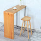 Modern Pine Backless Bar Stool Contoured Seat Indoor Counter Stool with Wood Legs Clearhalo 'Bar Furniture' 'Bar Stools' 'bar_stools' 'furn' 'furn_bar_stools' 'furniture_bar_stools' 'Kitchen & Dining Furniture' 'kitchen&dining_furn' 'kitchen' 'kitchen_furn' Furniture' 4250622