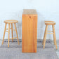 Modern Pine Backless Bar Stool Contoured Seat Indoor Counter Stool with Wood Legs Clearhalo 'Bar Furniture' 'Bar Stools' 'bar_stools' 'furn' 'furn_bar_stools' 'furniture_bar_stools' 'Kitchen & Dining Furniture' 'kitchen&dining_furn' 'kitchen' 'kitchen_furn' Furniture' 4250625