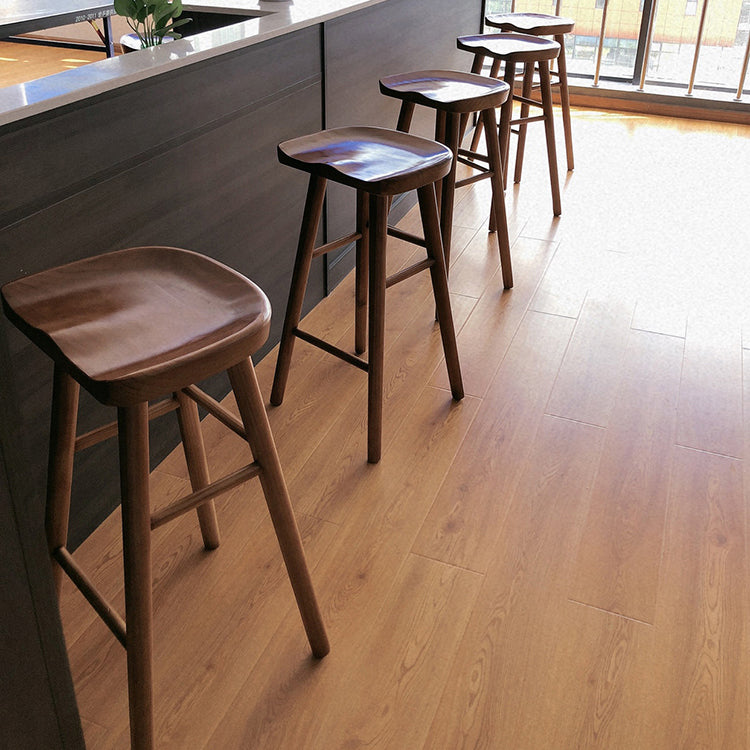 Modern Pine Backless Bar Stool Contoured Seat Indoor Counter Stool with Wood Legs Clearhalo 'Bar Furniture' 'Bar Stools' 'bar_stools' 'furn' 'furn_bar_stools' 'furniture_bar_stools' 'Kitchen & Dining Furniture' 'kitchen&dining_furn' 'kitchen' 'kitchen_furn' Furniture' 4250627