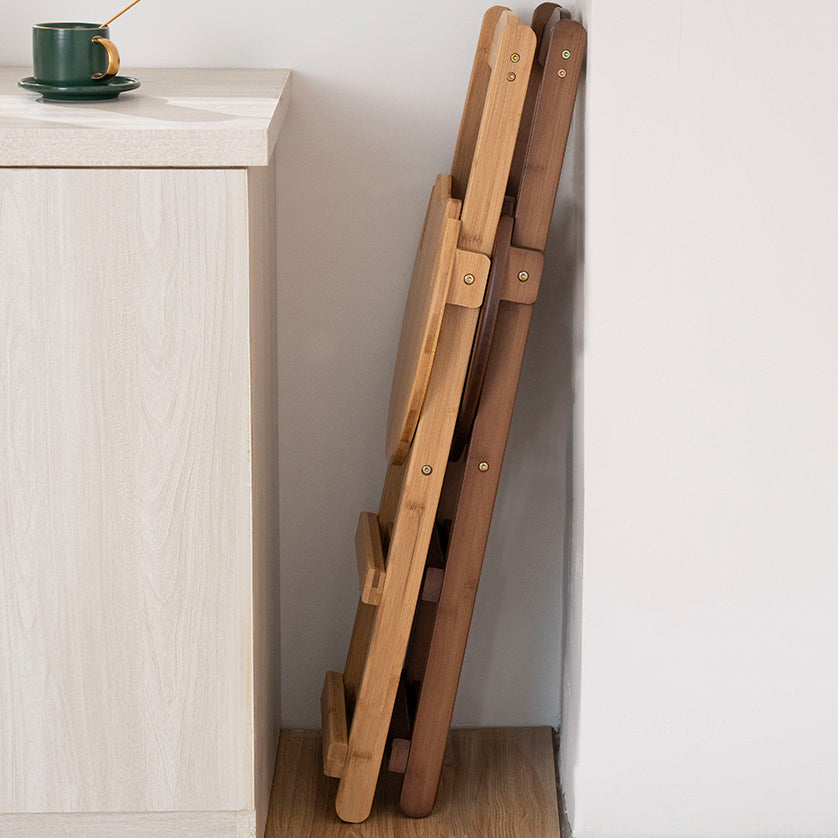 Modern Wood Folding Bar Stool Footrest Low Back Counter Stool for Kitchen Clearhalo 'Bar Furniture' 'Bar Stools' 'bar_stools' 'furn' 'furn_bar_stools' 'furniture_bar_stools' 'Kitchen & Dining Furniture' 'kitchen&dining_furn' 'kitchen' 'kitchen_furn' Furniture' 4250646