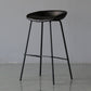 Leather Bucket Bar Stool Modern Low Back Footrest Indoor Counter and Bar Stool Gloss Black 1 Piece Clearhalo 'Bar Furniture' 'Bar Stools' 'bar_stools' 'furn' 'furn_bar_stools' 'furniture_bar_stools' 'Kitchen & Dining Furniture' 'kitchen&dining_furn' 'kitchen' 'kitchen_furn' Furniture' 4250660