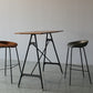 Leather Bucket Bar Stool Modern Low Back Footrest Indoor Counter and Bar Stool Clearhalo 'Bar Furniture' 'Bar Stools' 'bar_stools' 'furn' 'furn_bar_stools' 'furniture_bar_stools' 'Kitchen & Dining Furniture' 'kitchen&dining_furn' 'kitchen' 'kitchen_furn' Furniture' 4250670