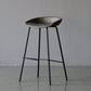 Leather Bucket Bar Stool Modern Low Back Footrest Indoor Counter and Bar Stool Dark Gray 1 Piece Clearhalo 'Bar Furniture' 'Bar Stools' 'bar_stools' 'furn' 'furn_bar_stools' 'furniture_bar_stools' 'Kitchen & Dining Furniture' 'kitchen&dining_furn' 'kitchen' 'kitchen_furn' Furniture' 4250675