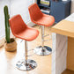 Modern Adjustable Height Bar Stool Swivel Leather Low Back Counter Stool Clearhalo 'Bar Furniture' 'Bar Stools' 'bar_stools' 'furn' 'furn_bar_stools' 'furniture_bar_stools' 'Kitchen & Dining Furniture' 'kitchen&dining_furn' 'kitchen' 'kitchen_furn' Furniture' 4250710
