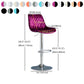 Modern Adjustable Height Bar Stool Swivel Leather Low Back Counter Stool Clearhalo 'Bar Furniture' 'Bar Stools' 'bar_stools' 'furn' 'furn_bar_stools' 'furniture_bar_stools' 'Kitchen & Dining Furniture' 'kitchen&dining_furn' 'kitchen' 'kitchen_furn' Furniture' 4250748