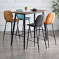 Indoor Modern Leather Bar Stool Low Back Arm-less Counter Stool with Steel Legs Clearhalo 'Bar Furniture' 'Bar Stools' 'bar_stools' 'furn' 'furn_bar_stools' 'furniture_bar_stools' 'Kitchen & Dining Furniture' 'kitchen&dining_furn' 'kitchen' 'kitchen_furn' Furniture' 4250754