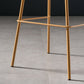 Contemporary Bar Stool Armless Plastic Low Back Counter Chair with Iron Base Clearhalo 'Bar Furniture' 'Bar Stools' 'bar_stools' 'furn' 'furn_bar_stools' 'furniture_bar_stools' 'Kitchen & Dining Furniture' 'kitchen&dining_furn' 'kitchen' 'kitchen_furn' Furniture' 4250897