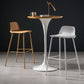 Contemporary Bar Stool Armless Plastic Low Back Counter Chair with Iron Base Clearhalo 'Bar Furniture' 'Bar Stools' 'bar_stools' 'furn' 'furn_bar_stools' 'furniture_bar_stools' 'Kitchen & Dining Furniture' 'kitchen&dining_furn' 'kitchen' 'kitchen_furn' Furniture' 4250899