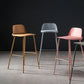 Contemporary Bar Stool Armless Plastic Low Back Counter Chair with Iron Base Clearhalo 'Bar Furniture' 'Bar Stools' 'bar_stools' 'furn' 'furn_bar_stools' 'furniture_bar_stools' 'Kitchen & Dining Furniture' 'kitchen&dining_furn' 'kitchen' 'kitchen_furn' Furniture' 4250904