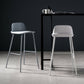 Contemporary Bar Stool Armless Plastic Low Back Counter Chair with Iron Base Clearhalo 'Bar Furniture' 'Bar Stools' 'bar_stools' 'furn' 'furn_bar_stools' 'furniture_bar_stools' 'Kitchen & Dining Furniture' 'kitchen&dining_furn' 'kitchen' 'kitchen_furn' Furniture' 4250907