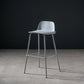 Contemporary Bar Stool Armless Plastic Low Back Counter Chair with Iron Base Blue 1 Piece Bar Stool(30"H) Clearhalo 'Bar Furniture' 'Bar Stools' 'bar_stools' 'furn' 'furn_bar_stools' 'furniture_bar_stools' 'Kitchen & Dining Furniture' 'kitchen&dining_furn' 'kitchen' 'kitchen_furn' Furniture' 4250928