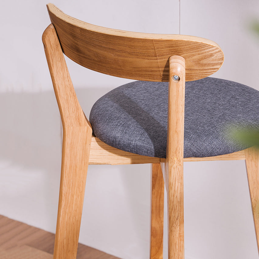 Contemporary Bar Stool Armless Wood Low Back Bar Stool with Footrest Clearhalo 'Bar Furniture' 'Bar Stools' 'bar_stools' 'furn' 'furn_bar_stools' 'furniture_bar_stools' 'Kitchen & Dining Furniture' 'kitchen&dining_furn' 'kitchen' 'kitchen_furn' Furniture' 4250948