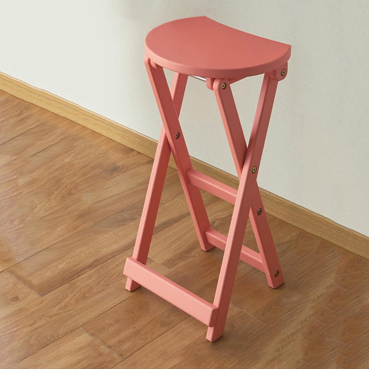 Stackable Bar Stool Contemporary Wood Bar Stool with Footrest Clearhalo 'Bar Furniture' 'Bar Stools' 'bar_stools' 'furn' 'furn_bar_stools' 'furniture_bar_stools' 'Kitchen & Dining Furniture' 'kitchen&dining_furn' 'kitchen' 'kitchen_furn' Furniture' 4250983
