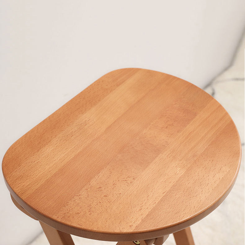 Stackable Bar Stool Contemporary Wood Bar Stool with Footrest Clearhalo 'Bar Furniture' 'Bar Stools' 'bar_stools' 'furn' 'furn_bar_stools' 'furniture_bar_stools' 'Kitchen & Dining Furniture' 'kitchen&dining_furn' 'kitchen' 'kitchen_furn' Furniture' 4250986