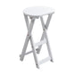 Stackable Bar Stool Contemporary Wood Bar Stool with Footrest White Counter Stool (24"H) Clearhalo 'Bar Furniture' 'Bar Stools' 'bar_stools' 'furn' 'furn_bar_stools' 'furniture_bar_stools' 'Kitchen & Dining Furniture' 'kitchen&dining_furn' 'kitchen' 'kitchen_furn' Furniture' 4250987