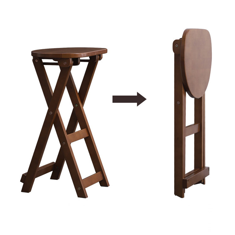 Stackable Bar Stool Contemporary Wood Bar Stool with Footrest Clearhalo 'Bar Furniture' 'Bar Stools' 'bar_stools' 'furn' 'furn_bar_stools' 'furniture_bar_stools' 'Kitchen & Dining Furniture' 'kitchen&dining_furn' 'kitchen' 'kitchen_furn' Furniture' 4250989