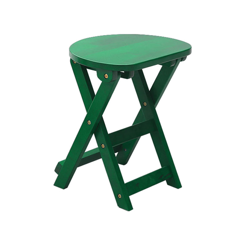 Stackable Bar Stool Contemporary Wood Bar Stool with Footrest Dark Green Short Stool (16" H) Clearhalo 'Bar Furniture' 'Bar Stools' 'bar_stools' 'furn' 'furn_bar_stools' 'furniture_bar_stools' 'Kitchen & Dining Furniture' 'kitchen&dining_furn' 'kitchen' 'kitchen_furn' Furniture' 4251000