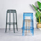 Modern Armless Backless Counter Stool Plastic Living Room Bar Stool with Plastic Pedal Clearhalo 'Bar Furniture' 'Bar Stools' 'bar_stools' 'furn' 'furn_bar_stools' 'furniture_bar_stools' 'Kitchen & Dining Furniture' 'kitchen&dining_furn' 'kitchen' 'kitchen_furn' Furniture' 4251006