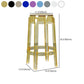 Modern Armless Backless Counter Stool Plastic Living Room Bar Stool with Plastic Pedal Clearhalo 'Bar Furniture' 'Bar Stools' 'bar_stools' 'furn' 'furn_bar_stools' 'furniture_bar_stools' 'Kitchen & Dining Furniture' 'kitchen&dining_furn' 'kitchen' 'kitchen_furn' Furniture' 4251098