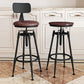Industrial Armless Liftable Counter Stool Iron Restaurant Bar Stool with Pedal Clearhalo 'Bar Furniture' 'Bar Stools' 'bar_stools' 'furn' 'furn_bar_stools' 'furniture_bar_stools' 'Kitchen & Dining Furniture' 'kitchen&dining_furn' 'kitchen' 'kitchen_furn' Furniture' 4251100