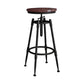 Industrial Armless Liftable Counter Stool Iron Restaurant Bar Stool with Pedal Backless 1 Piece Non-Upholstered Clearhalo 'Bar Furniture' 'Bar Stools' 'bar_stools' 'furn' 'furn_bar_stools' 'furniture_bar_stools' 'Kitchen & Dining Furniture' 'kitchen&dining_furn' 'kitchen' 'kitchen_furn' Furniture' 4251101