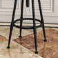 Industrial Armless Liftable Counter Stool Iron Restaurant Bar Stool with Pedal Clearhalo 'Bar Furniture' 'Bar Stools' 'bar_stools' 'furn' 'furn_bar_stools' 'furniture_bar_stools' 'Kitchen & Dining Furniture' 'kitchen&dining_furn' 'kitchen' 'kitchen_furn' Furniture' 4251106