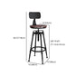 Industrial Armless Liftable Counter Stool Iron Restaurant Bar Stool with Pedal Clearhalo 'Bar Furniture' 'Bar Stools' 'bar_stools' 'furn' 'furn_bar_stools' 'furniture_bar_stools' 'Kitchen & Dining Furniture' 'kitchen&dining_furn' 'kitchen' 'kitchen_furn' Furniture' 4251120