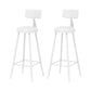 Modern Armless Backrest Counter Stool Iron Milk Tea Shop Bar Stool with Leather Cushion White 2 Piece Set Bar Stool(30"H) Clearhalo 'Bar Furniture' 'Bar Stools' 'bar_stools' 'furn' 'furn_bar_stools' 'furniture_bar_stools' 'Kitchen & Dining Furniture' 'kitchen&dining_furn' 'kitchen' 'kitchen_furn' Furniture' 4251217