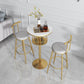 Glam Metal Upholstered Barstool Indoor Bar Stool with Iron Legs Clearhalo 'Bar Furniture' 'Bar Stools' 'bar_stools' 'furn' 'furn_bar_stools' 'furniture_bar_stools' 'Kitchen & Dining Furniture' 'kitchen&dining_furn' 'kitchen' 'kitchen_furn' Furniture' 4251237