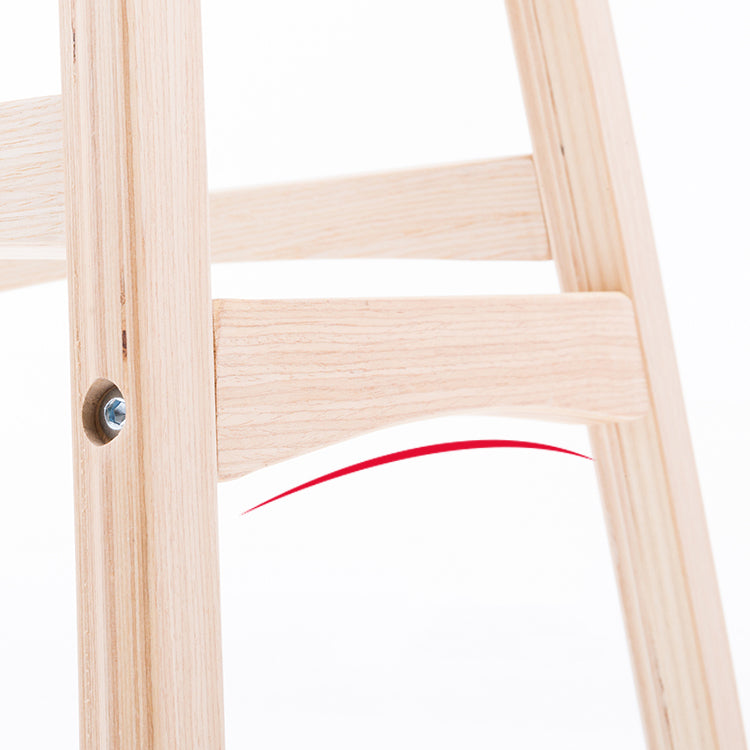 Modern Backless Barstool Indoor Wood Bar Stool with Acrylic Seat Clearhalo 'Bar Furniture' 'Bar Stools' 'bar_stools' 'furn' 'furn_bar_stools' 'furniture_bar_stools' 'Kitchen & Dining Furniture' 'kitchen&dining_furn' 'kitchen' 'kitchen_furn' Furniture' 4251330