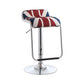Modern Rectangular Bar Stool Footrest Indoor Adjustable Metal Counter Chair Blue-White 1 Piece Clearhalo 'Bar Furniture' 'Bar Stools' 'bar_stools' 'furn' 'furn_bar_stools' 'furniture_bar_stools' 'Kitchen & Dining Furniture' 'kitchen&dining_furn' 'kitchen' 'kitchen_furn' Furniture' 4252531
