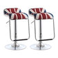 Modern Rectangular Bar Stool Footrest Indoor Adjustable Metal Counter Chair Blue-White 2 Piece Set Clearhalo 'Bar Furniture' 'Bar Stools' 'bar_stools' 'furn' 'furn_bar_stools' 'furniture_bar_stools' 'Kitchen & Dining Furniture' 'kitchen&dining_furn' 'kitchen' 'kitchen_furn' Furniture' 4252532