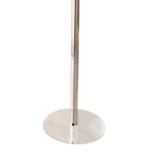 Glam Style 41.3"H Bar Table Faux Marble White Top Specialty Bistro Table Clearhalo 'Bar Furniture' 'Bar Tables' 'bar_tables' 'furn' 'furn_bar_tables' 'Furniture' 'furniture_bar_tables' 'Kitchen & Dining Furniture' 'kitchen&dining_furn' 'kitchen' 4257835