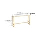 Glam Style Marble Cocktail Bar Table 42-inch Height Metal Base Bar Table Clearhalo 'Bar Furniture' 'Bar Tables' 'bar_tables' 'furn' 'furn_bar_tables' 'Furniture' 'furniture_bar_tables' 'Kitchen & Dining Furniture' 'kitchen&dining_furn' 'kitchen' 4257855
