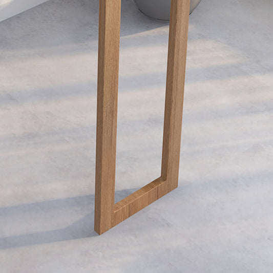 Industrial Style Wood Bar Table Black and Natural Rectangle Top Folding Bistro Table Clearhalo 'Bar Furniture' 'Bar Tables' 'bar_tables' 'furn' 'furn_bar_tables' 'Furniture' 'furniture_bar_tables' 'Kitchen & Dining Furniture' 'kitchen&dining_furn' 'kitchen' 4257915