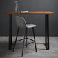 Rectangle Wood Top Counter Table Metal Black Legs 42-inch Height Industrial Bar Table Clearhalo 'Bar Furniture' 'Bar Tables' 'bar_tables' 'furn' 'furn_bar_tables' 'Furniture' 'furniture_bar_tables' 'Kitchen & Dining Furniture' 'kitchen&dining_furn' 'kitchen' 4257957
