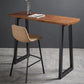 Rectangle Wood Top Counter Table Metal Black Legs 42-inch Height Industrial Bar Table Clearhalo 'Bar Furniture' 'Bar Tables' 'bar_tables' 'furn' 'furn_bar_tables' 'Furniture' 'furniture_bar_tables' 'Kitchen & Dining Furniture' 'kitchen&dining_furn' 'kitchen' 4257965