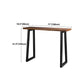 Rectangle Wood Top Counter Table Metal Black Legs 42-inch Height Industrial Bar Table Clearhalo 'Bar Furniture' 'Bar Tables' 'bar_tables' 'furn' 'furn_bar_tables' 'Furniture' 'furniture_bar_tables' 'Kitchen & Dining Furniture' 'kitchen&dining_furn' 'kitchen' 4257970