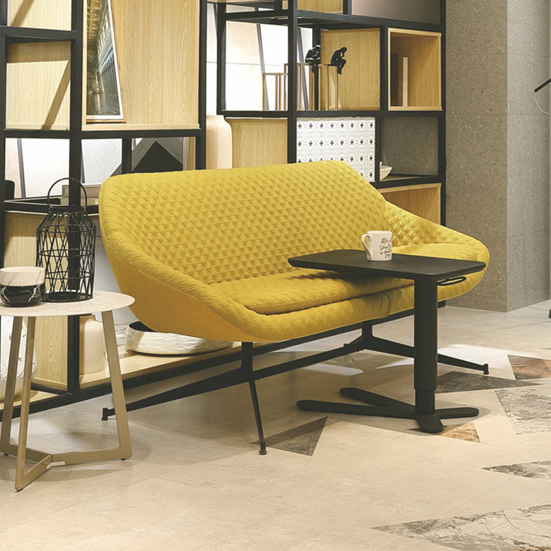 Industrial Metal Bar Table 23"x13" Rectangle Top Indoor Adjustable Height Bistro Table Clearhalo 'Bar Furniture' 'Bar Tables' 'bar_tables' 'furn' 'furn_bar_tables' 'Furniture' 'furniture_bar_tables' 'Kitchen & Dining Furniture' 'kitchen&dining_furn' 'kitchen' 4258119