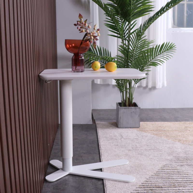 Industrial Metal Bar Table 23"x13" Rectangle Top Indoor Adjustable Height Bistro Table Clearhalo 'Bar Furniture' 'Bar Tables' 'bar_tables' 'furn' 'furn_bar_tables' 'Furniture' 'furniture_bar_tables' 'Kitchen & Dining Furniture' 'kitchen&dining_furn' 'kitchen' 4258120