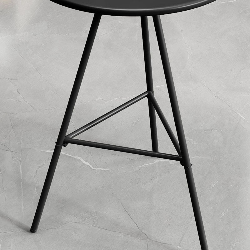 Industrial Style Iron Bar Table 23.62" Round Top Indoor Table with 3 Legs Clearhalo 'Bar Furniture' 'Bar Tables' 'bar_tables' 'furn' 'furn_bar_tables' 'Furniture' 'furniture_bar_tables' 'Kitchen & Dining Furniture' 'kitchen&dining_furn' 'kitchen' 4258176