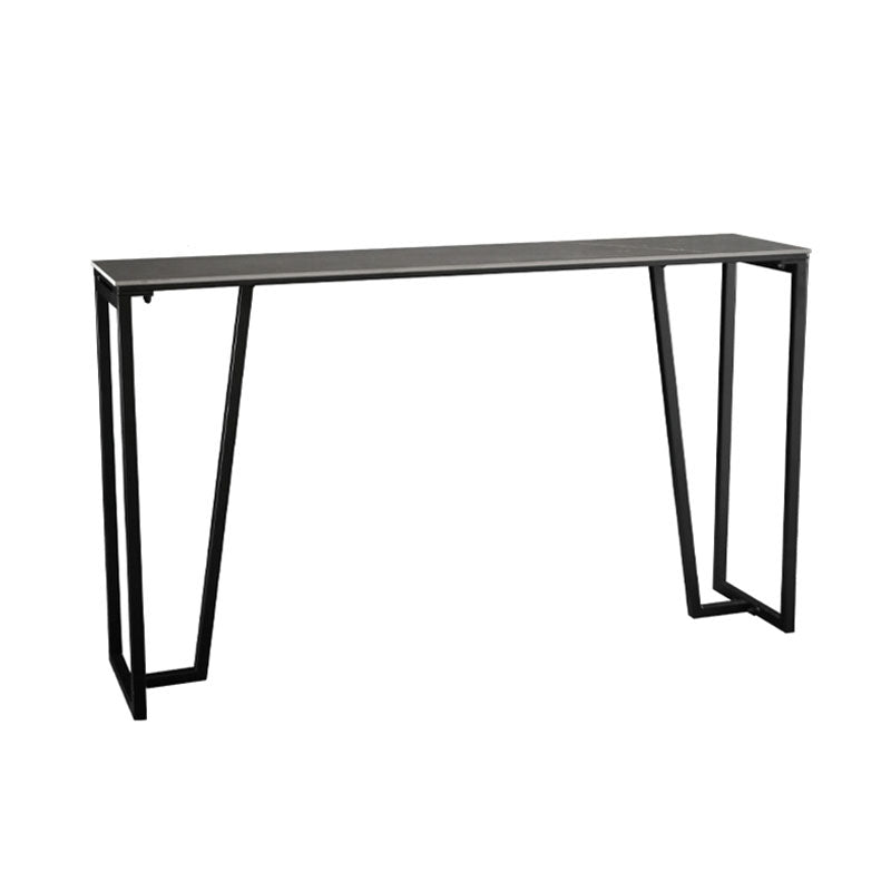Rectangle Top Counter Table Industrial 42-inch Height Table for Dining Room Without Chairs Clearhalo 'Bar Furniture' 'Bar Tables' 'bar_tables' 'furn' 'furn_bar_tables' 'Furniture' 'furniture_bar_tables' 'Kitchen & Dining Furniture' 'kitchen&dining_furn' 'kitchen' 4258242