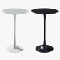 Industrial Metal Bar Table Faux Marble 27.56" Round Top Indoor Bistro Table Clearhalo 'Bar Furniture' 'Bar Tables' 'bar_tables' 'furn' 'furn_bar_tables' 'Furniture' 'furniture_bar_tables' 'Kitchen & Dining Furniture' 'kitchen&dining_furn' 'kitchen' 4258285