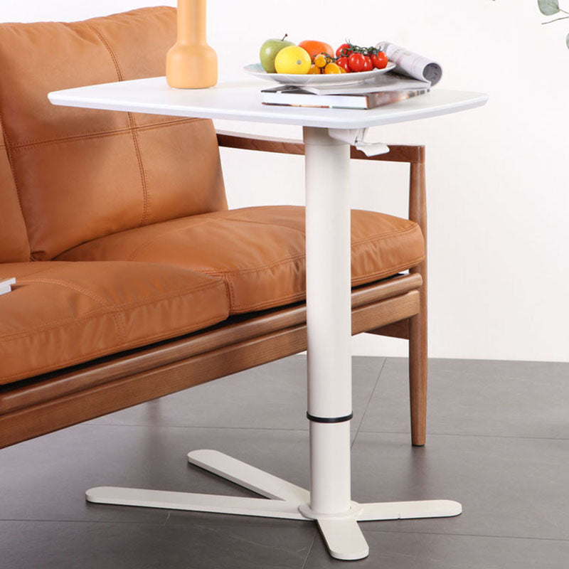 Industrial Style Metal Bar Table Rectangle Top Indoor Adjustable Height Bistro Table Clearhalo 'Bar Furniture' 'Bar Tables' 'bar_tables' 'furn' 'furn_bar_tables' 'Furniture' 'furniture_bar_tables' 'Kitchen & Dining Furniture' 'kitchen&dining_furn' 'kitchen' 4258322