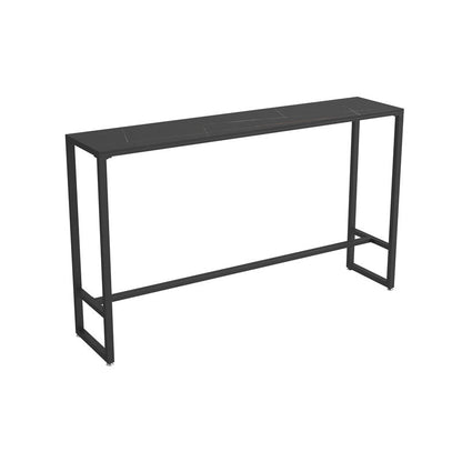 Industrial Rectangle Top Counter Table Marble Top 42-inch Height Bar Table Without Chairs Clearhalo 'Bar Furniture' 'Bar Tables' 'bar_tables' 'furn' 'furn_bar_tables' 'Furniture' 'furniture_bar_tables' 'Kitchen & Dining Furniture' 'kitchen&dining_furn' 'kitchen' 4258392
